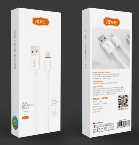 Cable Tipo-C A USB Vidvie