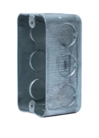 Caja Elect. 2x4 Reforzada 1.5 De 1/2