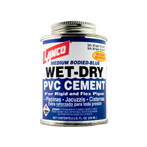 Cemento Pvc 4 ONz Lanco Azul