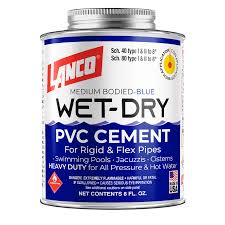 Cemento Pvc 8 Onz Lanco Azul
