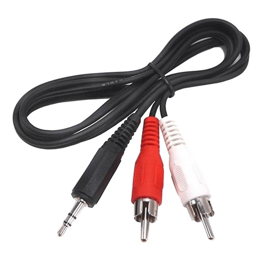 Cable auxiliar RCA+3.5