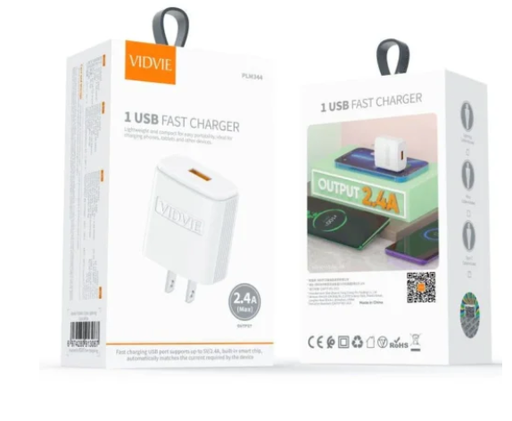 [6972169857976] Cabezas Vidvie USB-TipoC 3A