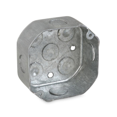 [CAJAOCTA] Caja Elect. Octagonal Metal K/O 3/4