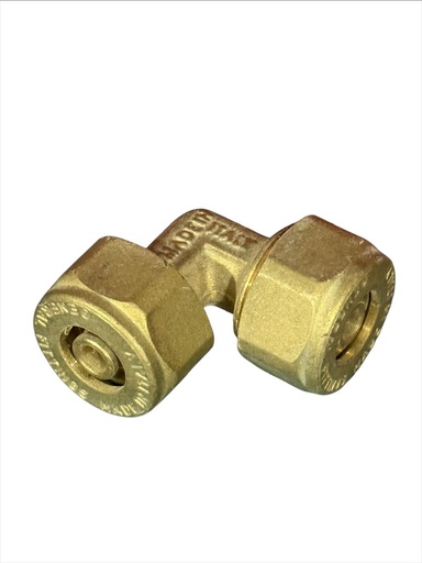 Codo de cobre para válvula refrigeración