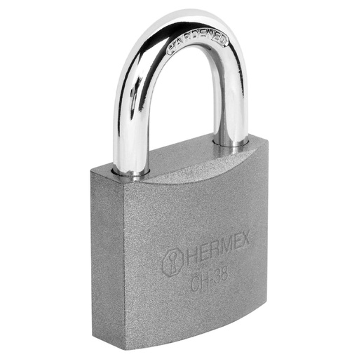 [CANDADOGRISHERMEX] Candado Gris Hermex 50mm
