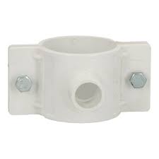 [18-PVC] Clan Abrazadera Pvc De 2 X 3/4