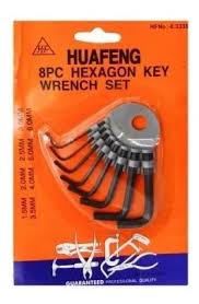[6920220009154] Juego de llaves allen X8 Huafeng