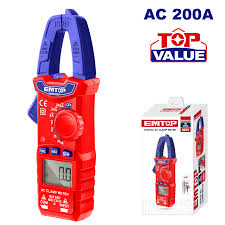 [6972951249774] Medidor de corriente digital AC 600A tipo abrazadera emtop