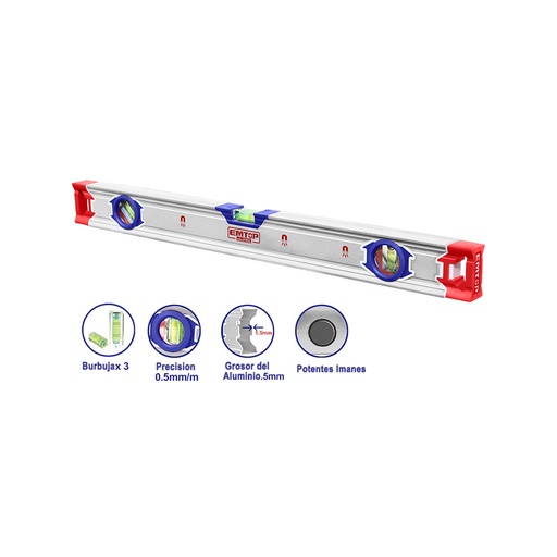 [6941556216528] Nivel de aluminio 60 CM entop